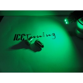 Led BA9S / 4w C/Casquilho Verde 1W, 32LUMENS C/1 Ano De Garantia