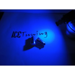Led BA9S / 4w C/casquilho Azul 1W, 60LUMENS c/1 ano de garantia