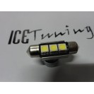 Led Can Bus C5W / SV8,5 (11x41mm) Branco 1.8W, 100LUMENS Sem Polaridade C/1 Ano De Garantia