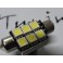 Led C5W / SV8,5 (11x36mm) Branco 2.3W, 125LUMENS Sem Polaridade C/1 Ano De Garantia
