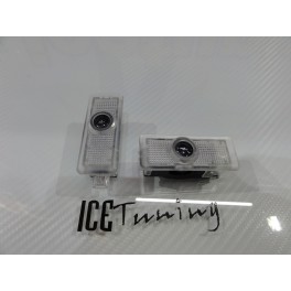 Luz de cortesia para portas com projector em Led com logo Mercedes-Benz Classe CLS W218, X218, Classe CLA w211