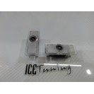 Luz de cortesia para portas com projector em Led com logo Mercedes-Benz CLASSE C W203, CLK W209, SLR, SLK