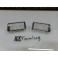 Suporte de lampada de matricula com led branco para bmw e46 coupe + cabrio 04-06