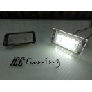 Suporte de lampada de matricula com led branco para bmw e46 coupe + cabrio 98-03