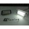 Suporte de lampada de matricula com led branco para bmw e46 coupe + cabrio 98-03