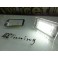 Suporte de lampada de matricula com led branco para bmw e46 coupe + cabrio 04-06