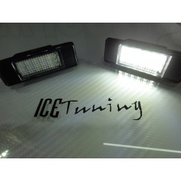 Suporte De Lampada De Matricula Com Led Branco Para Citroen Berlingo, C2, C3, C3 Pluriel, C4, C5, C6, C8, DS3, Jumpy SWBH1