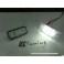 Suporte De Lampada De Matricula Com Led Branco Para Mercedes C-Class W203, E-Class W211 Sedan/Kombi, CLS W219, SLK R171