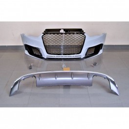 Body Kit Audi A3 8V 13-15 / Cabrio / Sportback Look RS3 Para-choques Frontal + traseiro em plastico