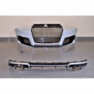 Body Kit Audi A3 V8 13-15 4 portas RS3 Look Para-choques Frontal + traseiro em plastico