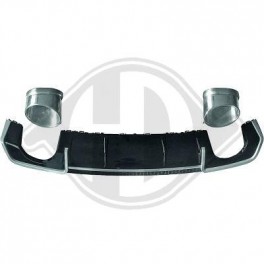 Lip / spoiler / difusor traseiro Audi A3 8V 4 portas 2013-2015 Look RS3 ABS em plastico