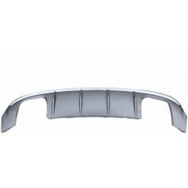 Lip / spoiler / difusor traseiro Audi A3 8V +2016 CABRIO, SEDAN Look RS3 em plastico