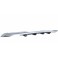 Lip / spoiler / difusor traseiro Audi A3 8V  Sportback 2013-2015 Look Sport line em plastico