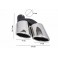 Lip / spoiler / difusor traseiro Audi A3 8V +2016 CABRIO, SEDAN Look RS3 em plastico