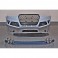 Kit para-choques frontal + difusor traseiro + ponteiras RS4 look para Audi A4 B8, de 2008-2015 em plastico ABS
