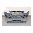 Kit para-choques frontal + difusor traseiro + ponteiras para Audi A4 B8, de 2008-2012 em plastico ABS
