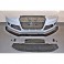 Kit para-choques frontal + difusor traseiro + ponteiras para Audi A4 B8, de 2008-2012 em plastico ABS