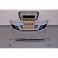 Kit para-choques frontal + difusor traseiro + ponteiras RS4 look para Audi A4 B9 / 8W, + 2016 em plastico ABS