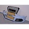 Kit para-choques frontal + difusor traseiro + ponteiras RS4 look para Audi A4 B9 / 8W, + 2016 em plastico ABS