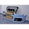 Para-choques frontal com friso em carbono RS4 look para Audi A4 B9 / 8W, + 2016 em plastico ABS