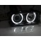 headlights BMW E36 Lim./Touring 92-98 _ 2 halo rims _ black