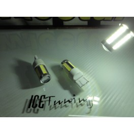 Led Can Bus T20 / 7443 21/5W 2 POLOS Branco 10W, 825 LUMENS 12-24V Ideal para Alfa romeo, citroen, fiat, opel (AFO)
