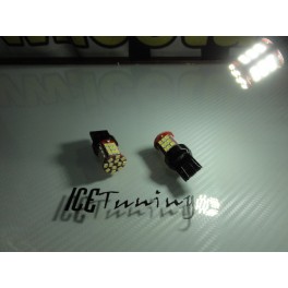 Led Can Bus T20 / 7443 21/5W 2 POLOS Branco 5W, 480 LUMENS 12V Ideal para Alfa romeo, citroen, fiat, opel (AFO)