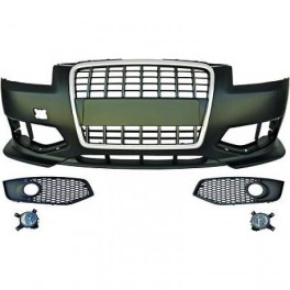 Para-choques Frontal Audi A3 8P 2005-2008 em pl&aacute;stico RS3 look