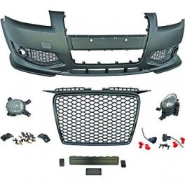 Para-choques Frontal Audi A3 8P 2005-2008 em pl&aacute;stico RS3 look