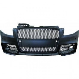 P&aacute;raChoquesF (1017651) Audi A4 Lim/Avant(8E) 04-07, RS4 Optic, with integrated grille, for vehicles with park assist sensor