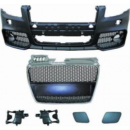 P&aacute;raChoquesF (1017652) Audi A4 Lim/Avant(8E) 04-07,RS4 Optic,with integrated grille,for vehicles without park assist sensor