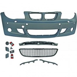 P&aacute;raChoquesF (1280651) BMW 1-Reihe (E81/E87) 04-11, Front, M-Technic Optic, for vehicles with headlamp cleaning system