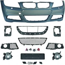 P&aacute;raChoquesF (1216950) BMW 3-Reihe (E90/91) Lim./Touring 08+, with spoiler, for vehicles with park assist sensor