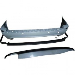 P&aacute;raChoquesT (1223856) BMW 5-Reihe (E39) 95-03, Rear, for vehicles with park assist sensor, Styling: with spoiler