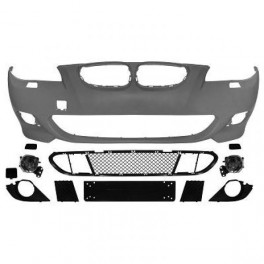 P&aacute;raChoquesF (1224250) BMW 5-Reihe (E60/61) 03-07, Front, for vehicles with headlamp cleaning system