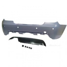 P&aacute;raChoquesT (1224256) BMW 5-Reihe (E60/61) 03-07, Rear, for vehicles with park assist sensor, Paintable