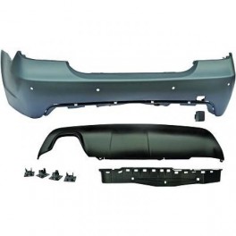 P&aacute;raChoquesT (1224356) BMW 5-Reihe (E60/61) 07-10, Rear, Styling: with spoiler, for vehicles with park assist sensor