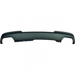 P&aacute;raChoquesT (1225458) BMW 5-Reihe (F10) 10+, Rear, Lower, Black, with hole(s) for exhaust pipe