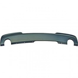 P&aacute;raChoquesT (1225459) BMW 5-Reihe (F10) 10+, Rear, Lower, Black, with hole(s) for exhaust pipe