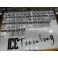 Letras decorativas em plástico cromado C/autocolante