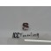 Letras decorativas em plástico em cromado C/autocolante