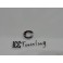 Letras decorativas em plástico em cromado C/autocolante