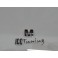 Letras decorativas em plástico em cromado C/autocolante