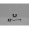 Letras decorativas em plástico em cromado C/autocolante