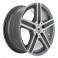 Jante ALESIA Silver com aba polida 9.5X18 5x120 ET20 CB74.1