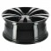 Jante RIDER Preto com face polida 9,5x19 5x120 ET38 CB74.1