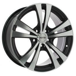 Jante SCUDERIA Preto com face polida 7x17 4x108 ET 25 CB 65.1