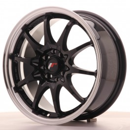 Japan Racing JR5 16x7 ET30 4x100/108 Gun metal com aba polida
