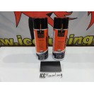 Spray repara&ccedil;&atilde;o e pintura + spray de limpeza bege Mate para Volantes, bancos, interiores e bancos de mota