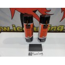 Spray reparação e pintura + spray de limpeza preto mate para Volantes, bancos, interiores e bancos de mota